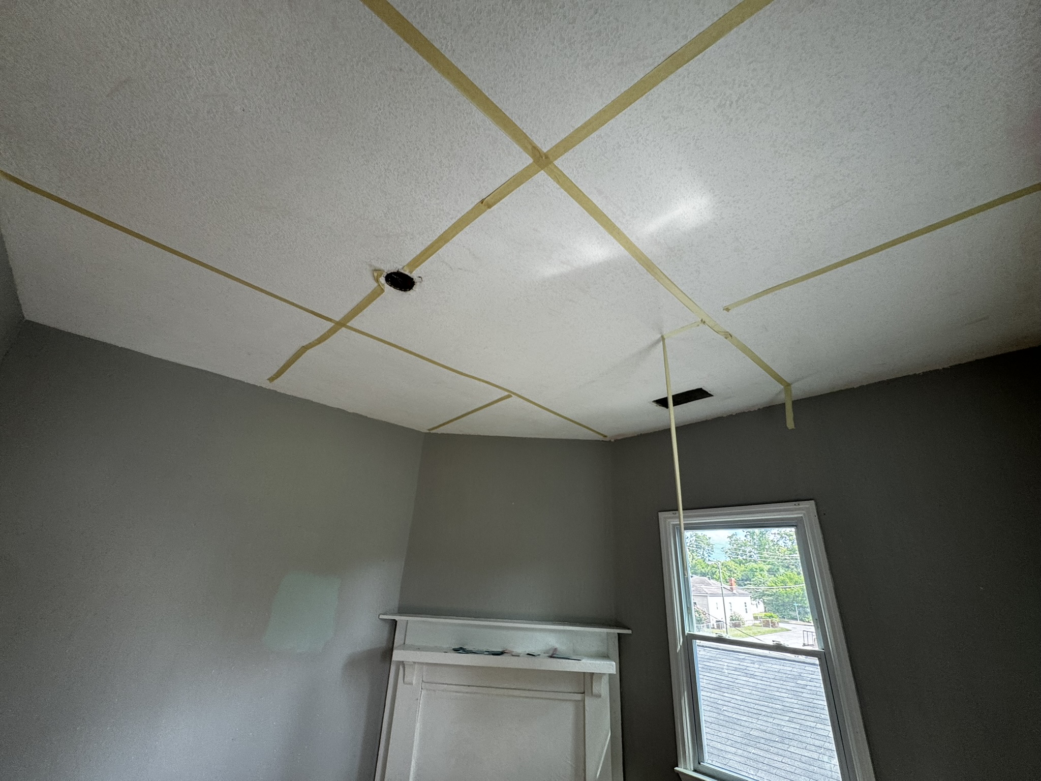 After - Ceiling feature