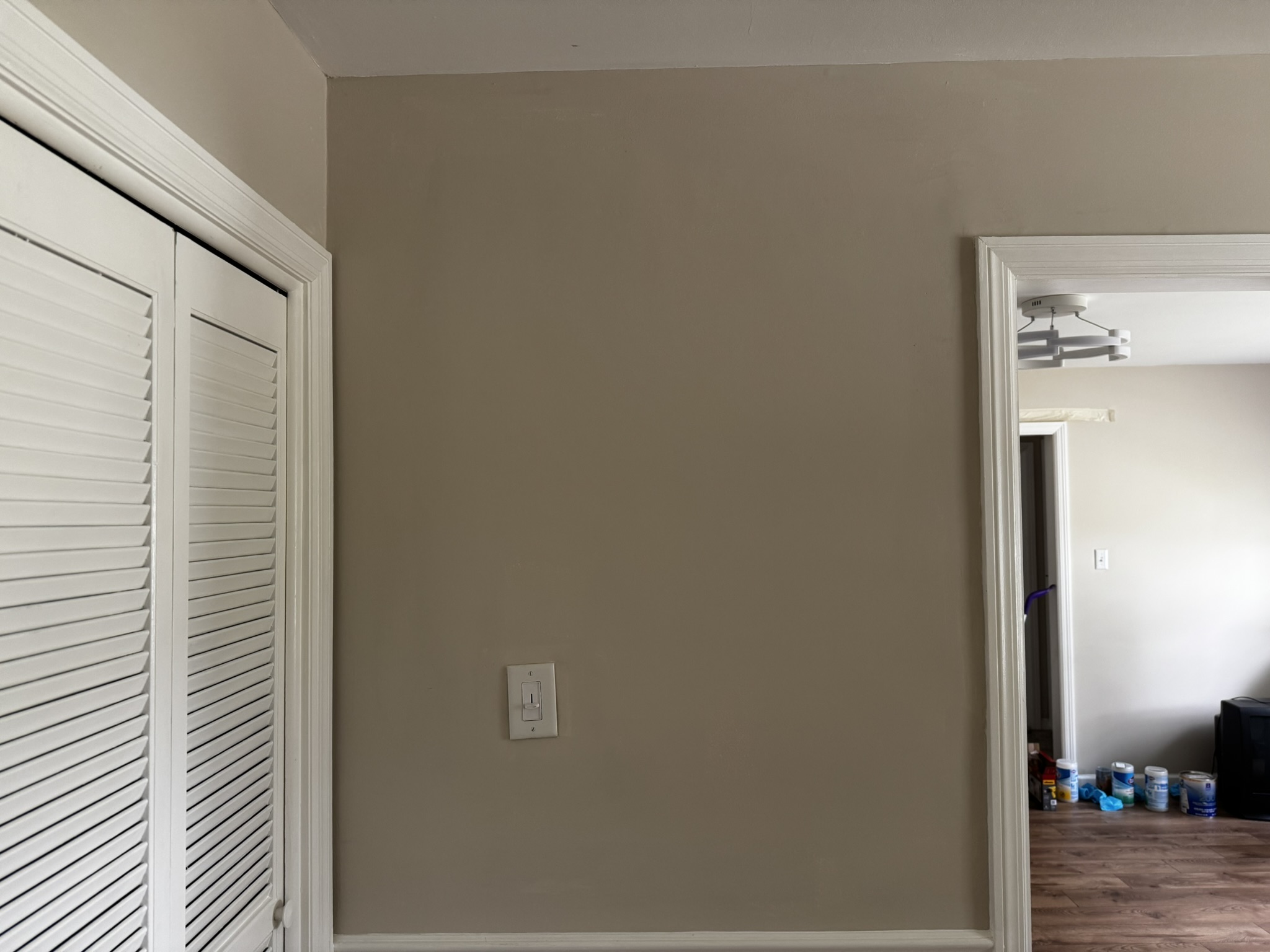 After – Drywall repair and paint