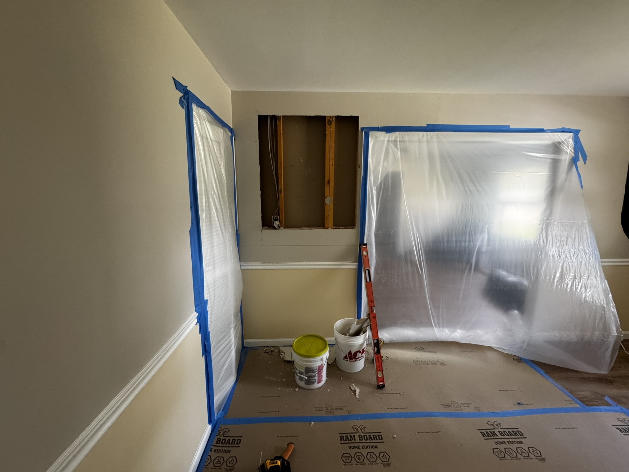 Before - Drywall repair